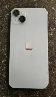 iPhone 14 Plus, Mavi, arkadan