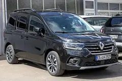 Renault Kangoo Multix, önden üç çeyrek görünüm (siyah)