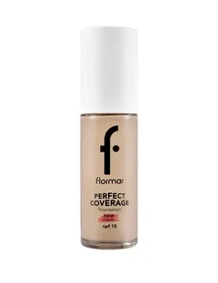 Flormar Perfect Coverage Yarı Parlak Bitişli SPF15 Fondöten ürün görseli