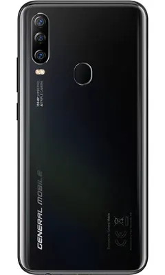 General Mobile GM 20 Pro, arkadan (siyah)