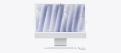 iMac 24 inç (M4) ürün görseli (Gümüş)