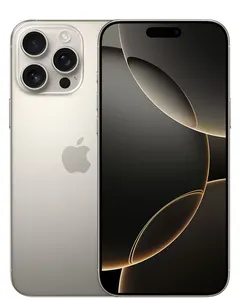iPhone 16 Pro Max ürün görseli (Natürel Titanyum)
