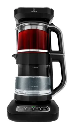 Karaca Çaysever Robotea Pro Connect 4 in 1, önden, beyaz zemin (Silver)