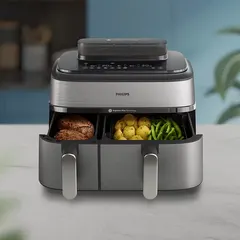Philips 5000 Serisi Çift Hazneli Airfryer NA555/00 ürün görseli