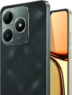 realme C61, arkadan ve önden, yakın (Yeşil)