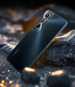 realme C65, arkadan, sahne (Siyah)