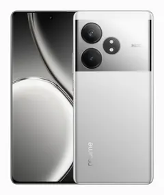 realme GT 6T, önden ve arkadan (Gümüş)
