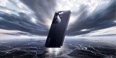 realme Note 60, arkadan, sahne (Siyah)