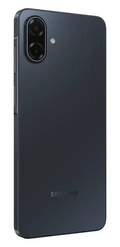 Galaxy A07 5G Siyah 128 GB Telefon, arkadan üç çeyrek (Siyah)
