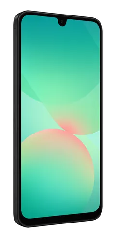 Galaxy A26 5G Siyah 128 GB, önden üç çeyrek (Siyah)