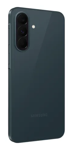 Samsung Galaxy A37 5G, arkadan üç çeyrek (Çam Yeşili)