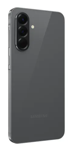 Samsung Galaxy A56 5G, arkadan üç çeyrek (Antrasit)