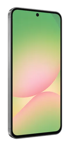 Samsung Galaxy A56 5G, önden üç çeyrek (Antrasit)
