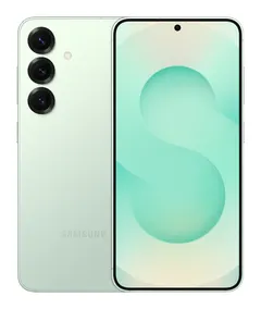 Samsung Galaxy S25, önden ve arkadan (Mint Yeşili)