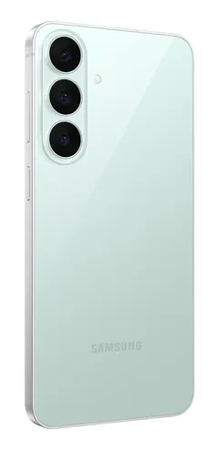 Galaxy S26 FE Su Yeşili 256 GB, arkadan üç çeyrek (Su Yeşili)