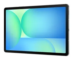 Samsung Galaxy Tab S10 FE, önden üç çeyrek (Gri)