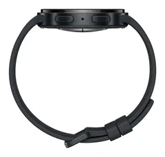 Samsung Galaxy Watch9 44 mm, yandan, kordon kapalı (Koyu Gri)