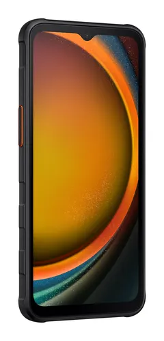 Samsung Galaxy XCover7, önden üç çeyrek (Siyah)