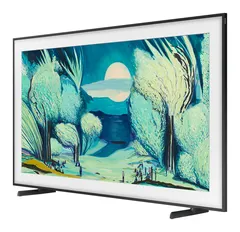 Samsung The Frame LS03F, önden üç çeyrek (Siyah)