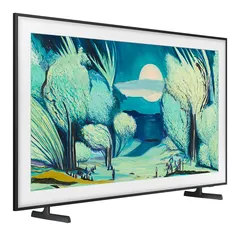 Samsung The Frame LS03F, önden üç çeyrek (Siyah)