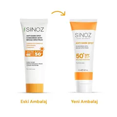 Sinoz Leke Karşıtı SPF50+ Güneş Kremi 50 ml ürün görseli