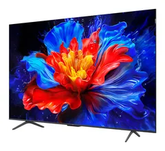 TCL T8C QLED TV, önden üç çeyrek