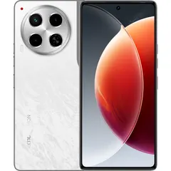 TECNO CAMON 30, arkadan ve önden (ön+arka bir arada) (Beyaz)