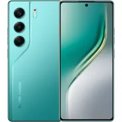 TECNO CAMON 40, arkadan ve önden (ön+arka bir arada) (Yeşil)