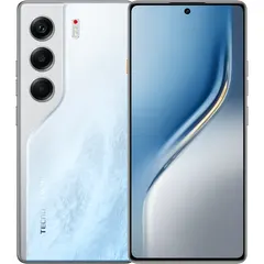 TECNO CAMON 40, arkadan ve önden (ön+arka bir arada) (Beyaz)