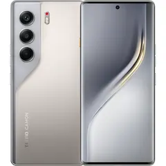 TECNO CAMON 40 Pro 5G, arkadan ve önden (ön+arka bir arada) (Titanyum)