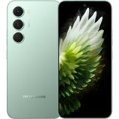 TECNO SPARK 40 Pro, arkadan ve önden (ön+arka bir arada) (Yeşil)