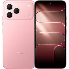 TECNO SPARK 50, arkadan ve önden (ön+arka bir arada) (Pembe)