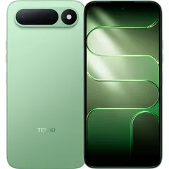 TECNO SPARK 50 5G, arkadan ve önden (ön+arka bir arada) (Yeşil)