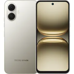TECNO SPARK Go 2, arkadan ve önden (ön+arka bir arada) (Titanyum)