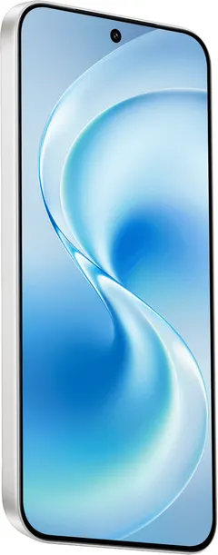 vivo V80 Lite 5G, önden üç çeyrek (Beyaz)