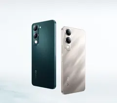 vivo Y04, arkadan, iki renk (Yeşil ve Altın)