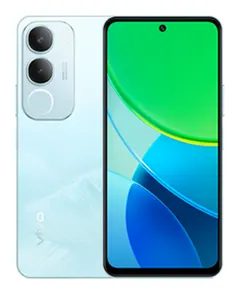 vivo Y19s, önden ve arkadan (Glacier Blue)