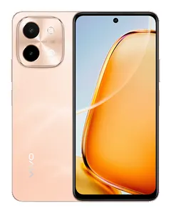 vivo Y28, önden ve arkadan (Mercan Turuncusu)